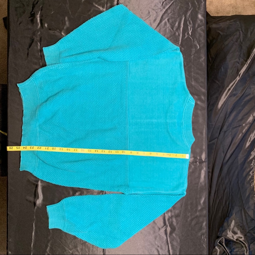 Vintage Turquoise Blue Sweater